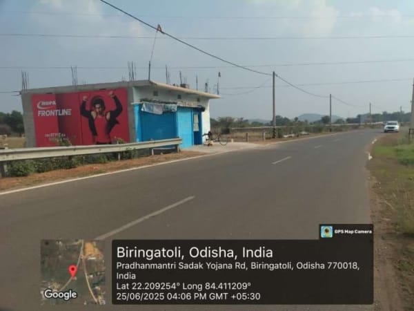 Wallwrap Hoarding - Sundargarh - Sundargarh Biringatoli DN