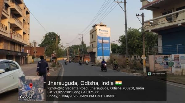 Wallwrap Hoarding - Jharsuguda - Jharsuguda Vedanta Road UP