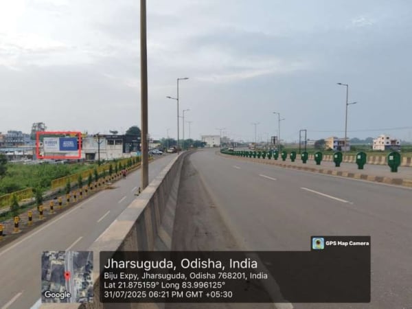 Wallwrap Hoarding - Jharsuguda - Jharsugda Bijuexpress New Overbridge