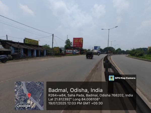 Wallwrap Hoarding - Jharsuguda - Sambalpur Jharsuguda NH Road Badmal