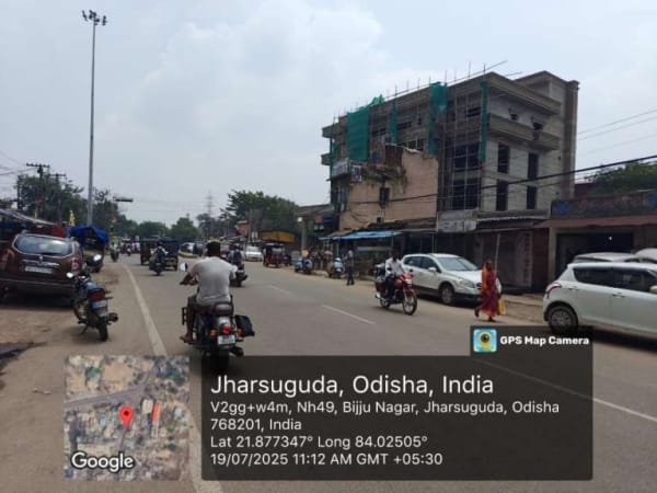 Wallwrap Hoarding - Jharsuguda - Jharsuguda NH Road Bijunagar