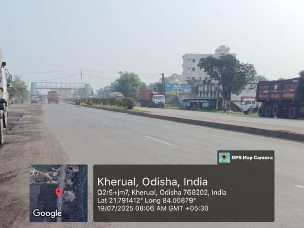 Wallwrap Hoarding - Jharsuguda - Jharsuguda NH Road Kherual