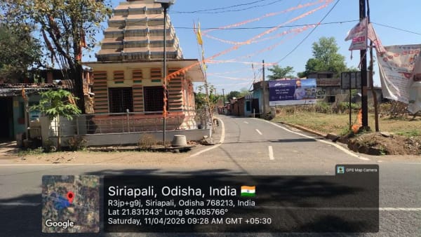 Wallwrap Hoarding - Jharsuguda - Jharsuguda Siriapali