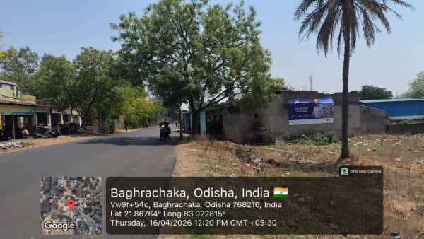Wallwrap Hoarding - Jharsuguda - Jharsuguda Baghrachaka