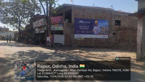 Wallwrap Hoarding - Jharsuguda - Jharsuguda Rajpur