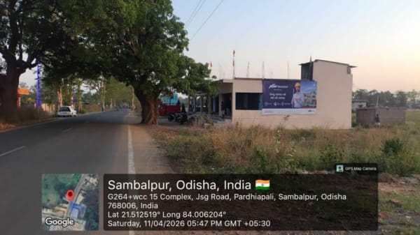 Wallwrap Hoarding - Sambalpur - Sambalpur Pardhiapali