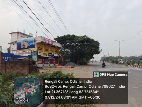 Wallwrap Hoarding - Sambalpur - Sambalpur NH Road Rengali Camp