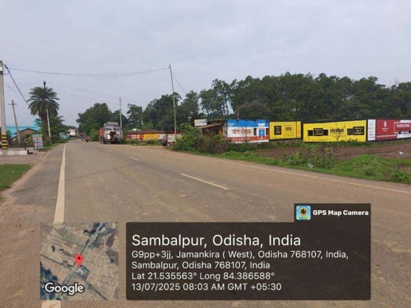 Wallwrap Hoarding - Sambalpur - Sambalpur Deogarh Road Jamankira