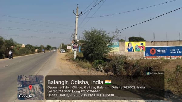 Wallwrap Hoarding - Balangir - Balangir Gaitala Opposite Tahsil Office