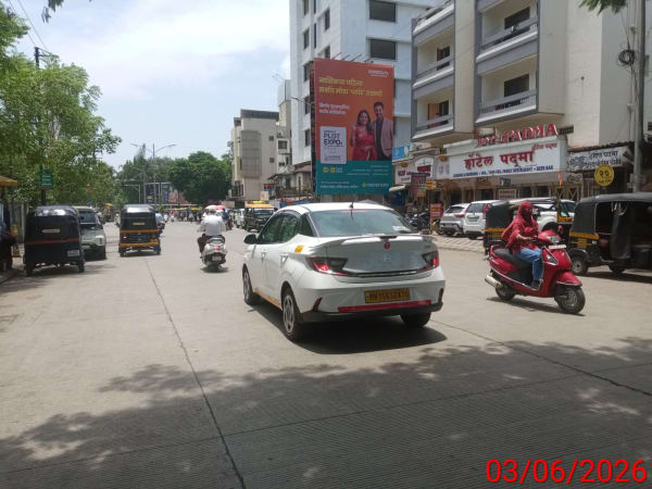 Hoarding - C B S Signal Padma Hotel fcg Sharanpur Road towards C B S Si