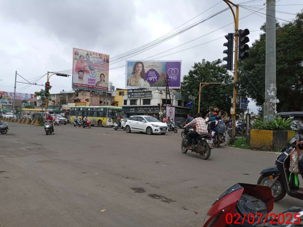 Hoarding - Trimurti Chowk fcg.City Center Mall towards Adlab Cinema