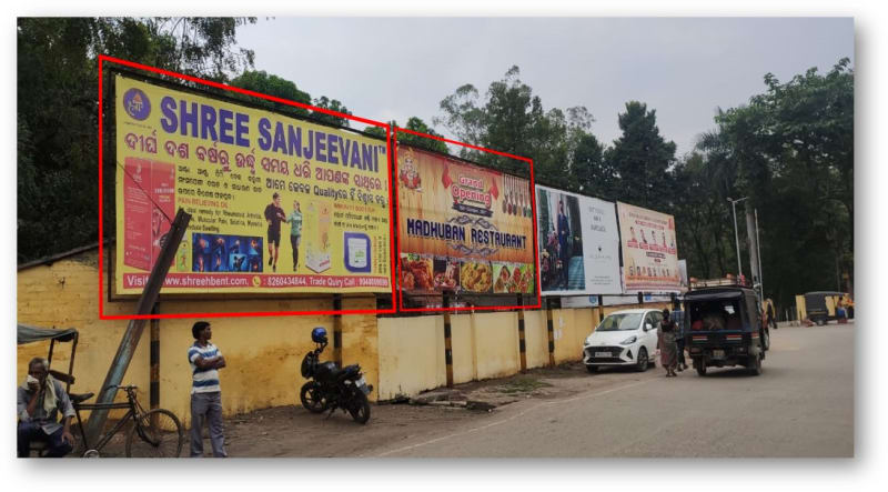 JHARSUGUDA RAILWAY STATION , SIZE- 40’X10’ (NL) (DISPLAY- MADHUBAN)