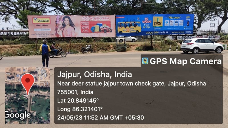 near deer statue jajpur town Check Gate, Jajpur