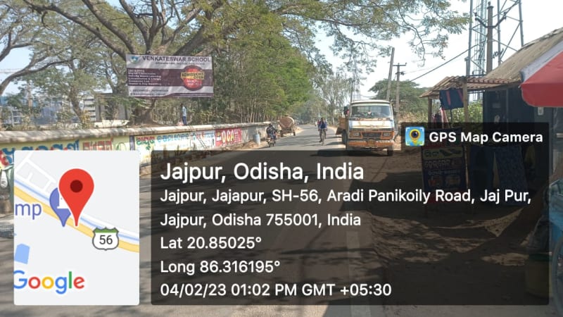aradi panikoly road ,Panikoli, Jajpur