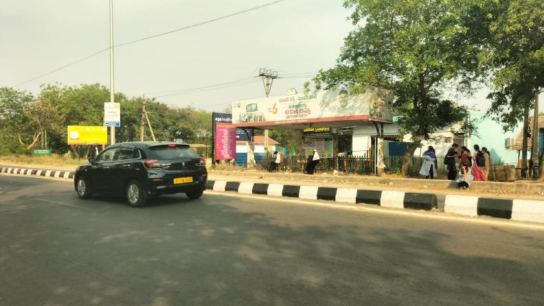 District Bus Shelter - BQSTRP-20 - Opp. IISER Main Gate - 8X5+30X5+8X5