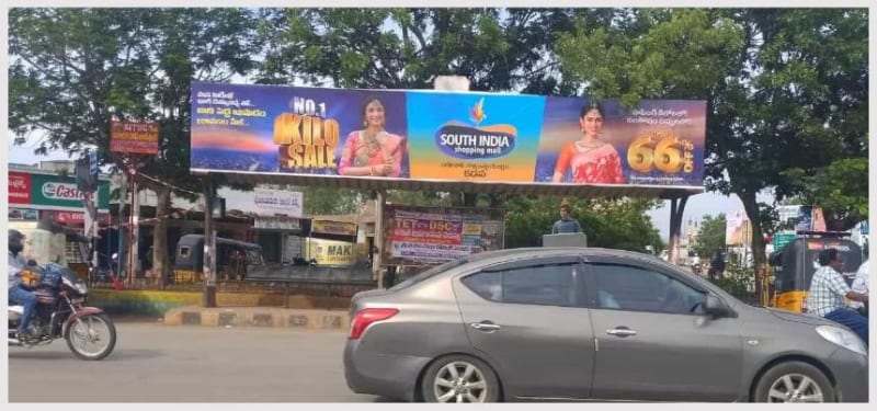 District Bus Shelter - BQSKAP-15 - Almaspet, Vinayak Nagar Circle - 6x5+30x5+6x5