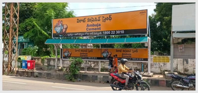District Bus Shelter - BQSKRM-7 - Mancherial Chowrastha - 25x5+24x3