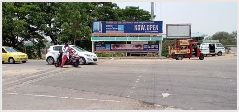 District Bus Shelter - BQSKHA-06 - FCI Godown By Pass - 25x5 (Front Panel) + 24x3 (Back Panel)