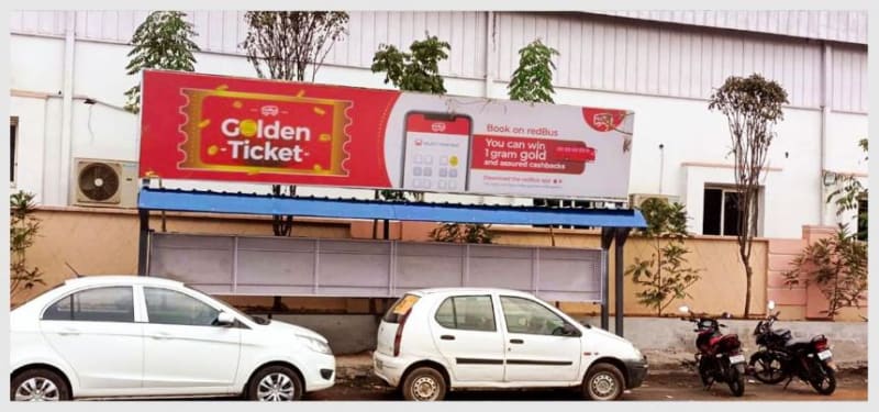 District Bus Shelter - BQSKHA-36 - SR Gardens. Opp. Eenadu Office - 25x5 (Front Panel) + 24x3 (Back Panel)