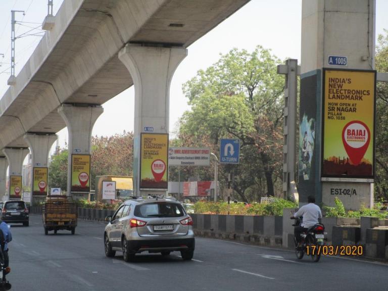 Metro Pillars - C 1 - ESI station to SR Nagar station