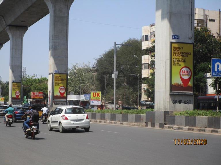 Metro Pillars - C 1 - SR Nagar station to End of Stage 2