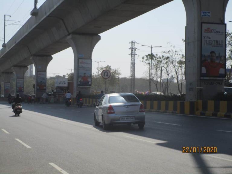 Metro Pillars - C 1 - Victoriamemorial station to LB Nagar station