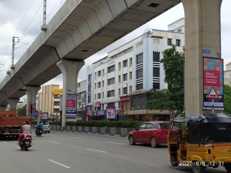 Metro Pillars - C 3 - SOI Station to NGRI Station
