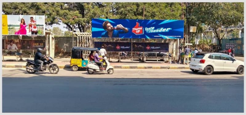 BQSMETROHYD-52 - Metro Bus Shelter - Balanagar - Infront of Metro Station -2