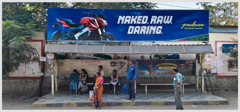 BQSHYD-10 - Model Bus Shelter - Balanagar X Roads Towards Kukatpally