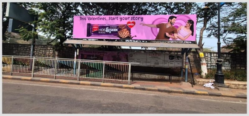 BQSHYD-25 - Model Bus Shelter - Begumpet, Beside HPS (Begumpet to Secunderabad)