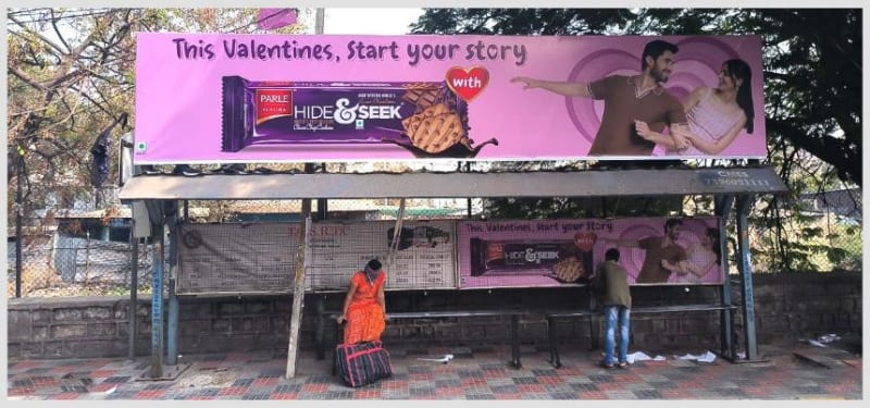 BQSHYD-117 - Model Bus Shelter - Narayanaguda Near Flyover (Towards Bharkathpura)