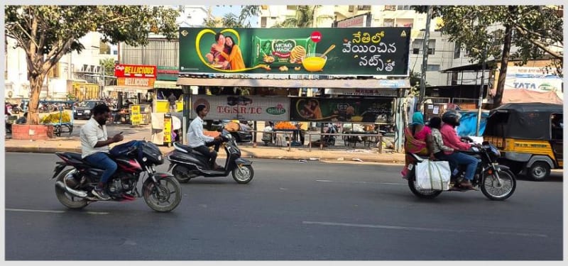 BQSHYD-126 - Model Bus Shelter - NTR Nagar, Kothapet To L.B Nagar