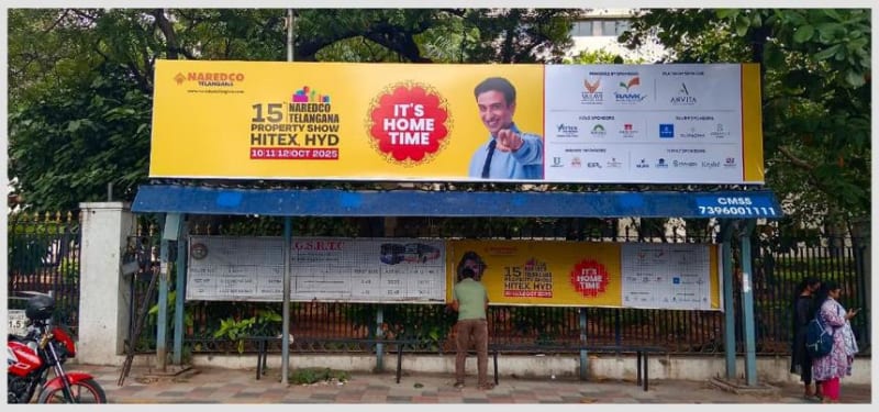 BQSHYD-253 - Model Bus Shelter - Opp. Bus Bhavan, towards RTC X Roads,