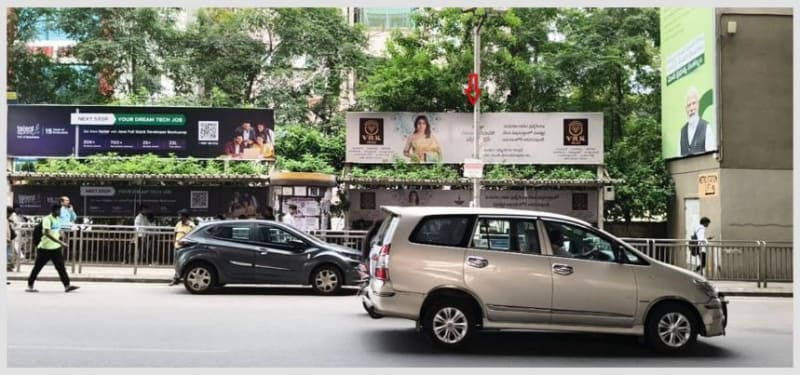 BQSMETROHYD-124 - Metro Bus Shelter - S R Nagar Metro Station - 2