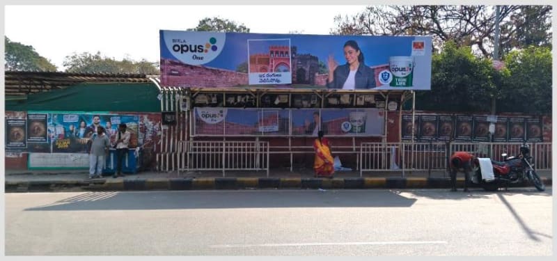 BQSMETROHYD-148 - Metro Bus Shelter - Saradhi Studio Ameerpet - 3