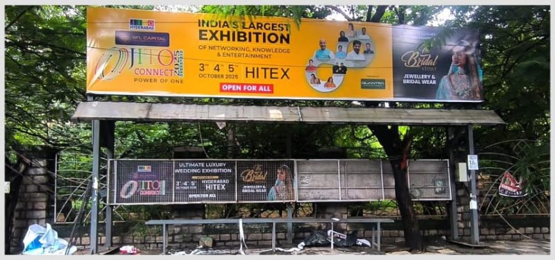BQSHYD-162 - Model Bus Shelter - Sri Nagar Colony (Srinagar Colony to Krishna Nagar)