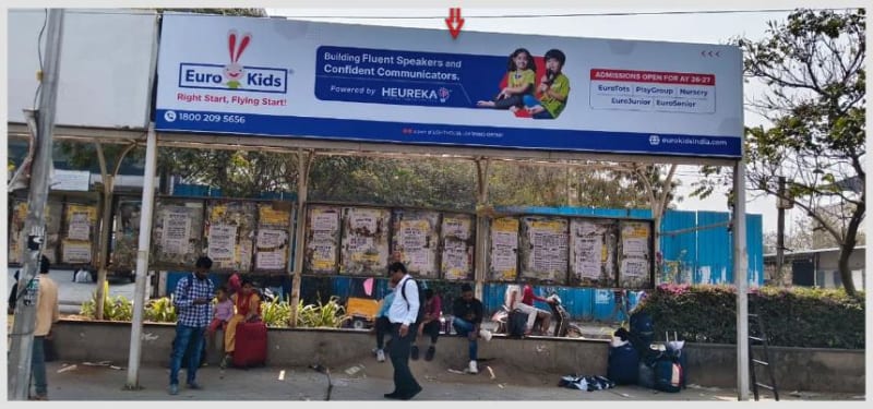 BQSMETROHYD-118 - Metro Bus Shelter - Miyapur - 6 (Towards Chandanagar)