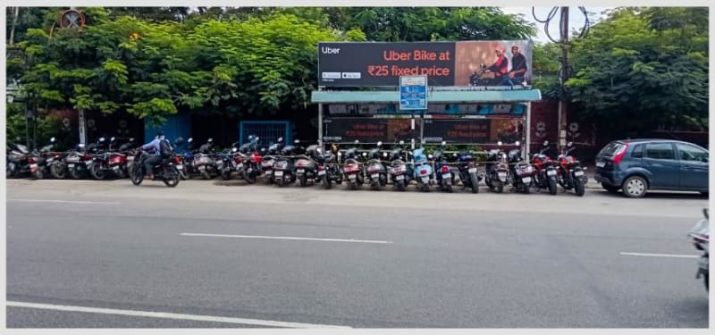 BQSMETROHYD-95 - Metro Bus Shelter - NGRI Gate 3, Habsiguda to Uppal