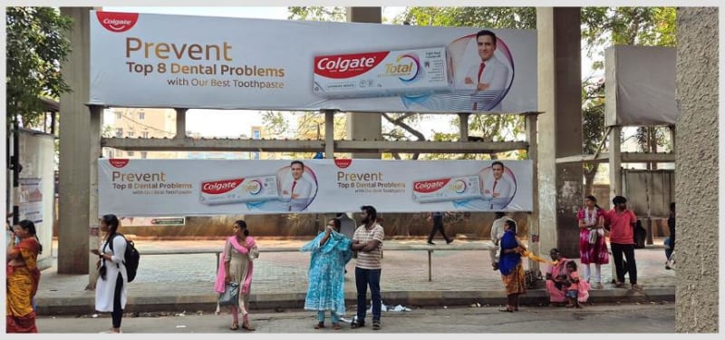 BQSMETROHYD-175 - Metro Bus Shelter - Uppal Metro Station - 1