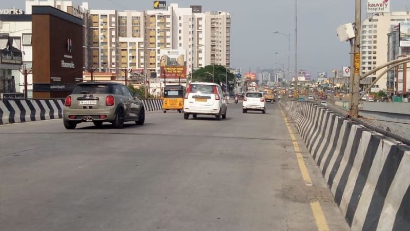 Hoarding - Radial road towards Velachery Palikaranai