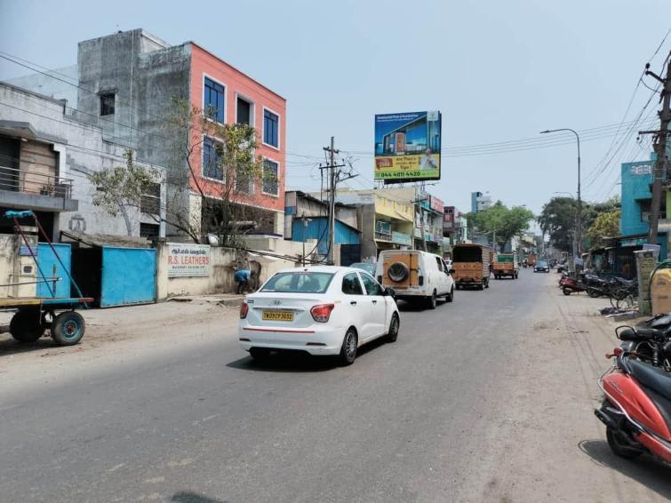 Hoarding - Chrompet - Thiruneermalai Road Towards Chrompet GST Road