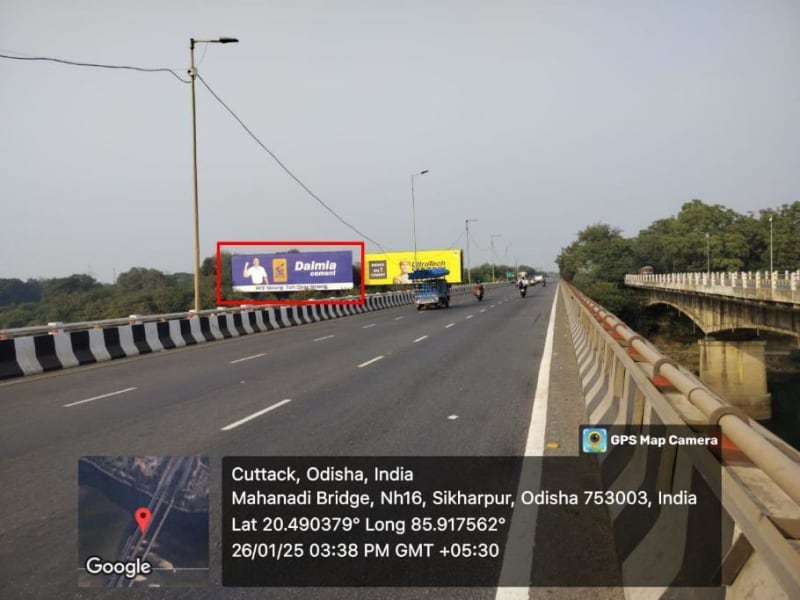 Hoarding - Jagatpur mahanadi bridge fac cuttack
