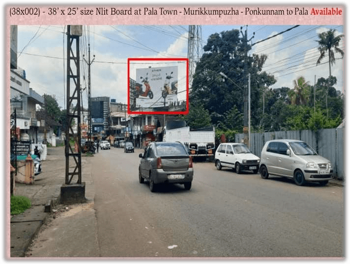 Hoarding - Pala Town -Murikkumpuzha-ponkunnam to pala
