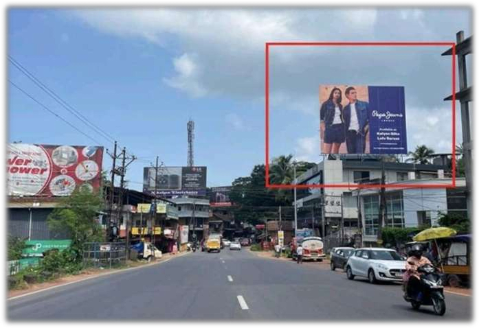 Hoarding - Kannur, Mele Chowa, towards Caltex