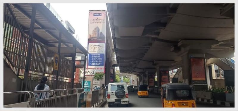 HYD-LW-11 - Metro Liftwall - Peddamma Temple fcg Checkpost
