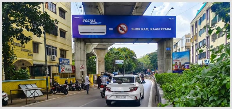 HYD-PRTLS-125 - Metro Portals - Yusufguda facing Mythrivanam
