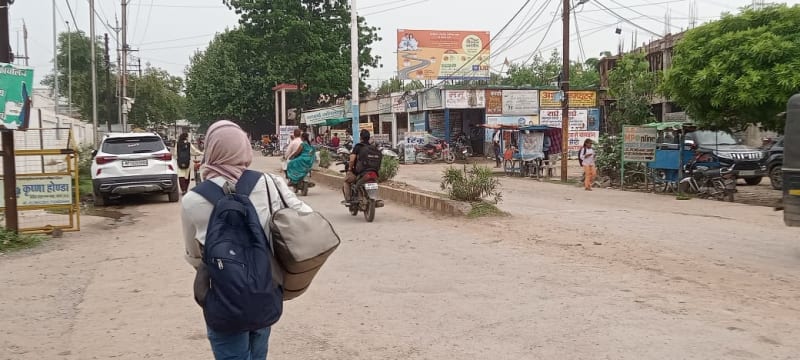 Hoarding - Inside of collectrate gate dhawari