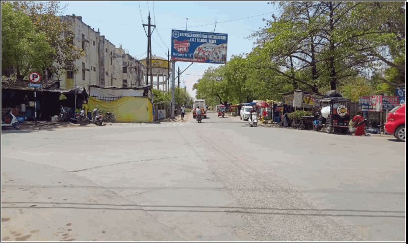 Unipole - PTS CHOWK FACING SARSWATI SCHOOL
