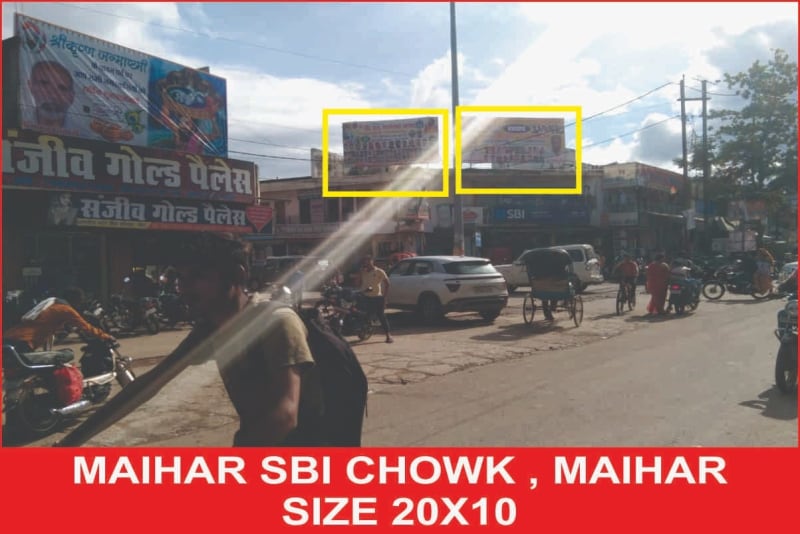 Hoarding - Maihar Sbi Chowk