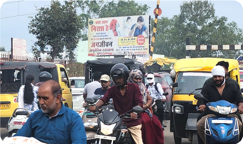 UNIPOLE - Mandla Road, Barghat Naka Railway Crossing, Seoni